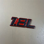 1Pc Red Black 1.8L Metal Emblem Decal Sticker Badge Engine 3D Hatchback Awd Type