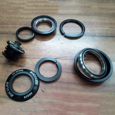 BUCKLOS 44-56mm Sealed Bearing Headset MTB Road Bike for Tapered Fork Frame Part - Image 1 of 4