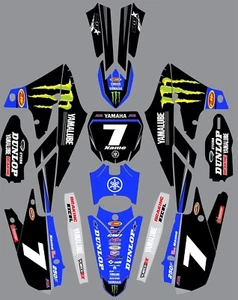 Graphics for Yamaha YZ 250f YZ250F 2019-2022 Decals stickers shrouds - Bild 1 von 1
