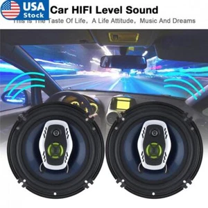 6.5'' Car Coaxial Hifi Speakers Audio Music Speaker Non-destructive Installati - Picture 1 of 10