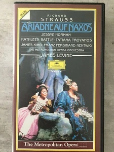 STRAUSS: Ariadne auf Naxos - Norman/Levine (NL VHS-Video DG 072 411-3 Stereo/NM) - Bild 1 von 2