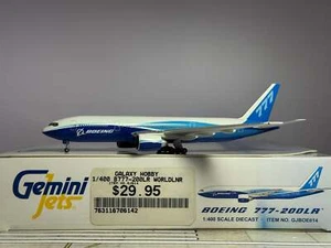 Gemini Jets 1:400 Rollout Boeing 777-200LR House livery GJBOE614 - Picture 1 of 2