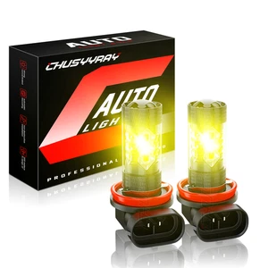For Dodge Challenger 2015 2016 - 2Pcs H11 LED Fog Light Bulbs 4500K Yellow - Foto 1 di 11