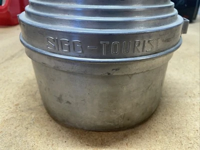 Juego de cocina Sigg Tourist, 4 piezas, incluye adaptador para estufa Coleman Peak 1 Foto 1 de 4