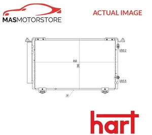 CONDENSADOR AIRE ACONDICIONADO HART 614 572 H NUEVO OE REPUESTO - Imagen 1 de 5