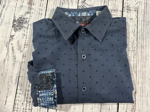 Men’s Robert Graham Shirt Sz M Button Down Excellent Condition - Picture 1 of 5