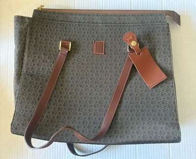 Bolso de Viaje Hartmann Wings Diamante Jacquard Marrón Excelente Estado Foto 1 de 4