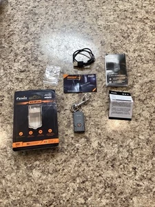 Fenix E03R V2.0 Rechargeable 500 Lumens Keychain Light Grey - Picture 1 of 4