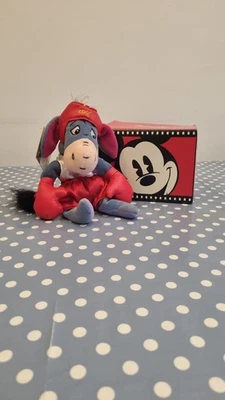 A Disney Store Olympics 2000 Boxing Eeyore Plush Beanie Toy - Image 1 of 4