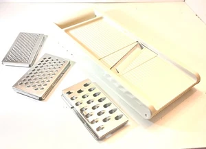 Multi Küchenreibe und Schneider Emsa Superline  mit verschiedenen Einsätzen - Bild 1 von 5