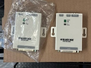 2 NOWE Black Box Ethernet Terminal Server 10/100 SERWERY SZEREGOWE LES2700A-100 READ - Zdjęcie 1 z 7