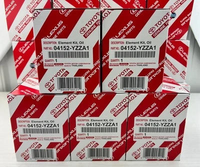 Juego de filtros de aceite Toyota/Lexus/Scion OEM - Paquete de 5 04152-YZZA1 Foto 1 de 2
