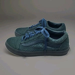Scarpe Vans Old Skool mono pitone verde intenso donna taglia 9 - Foto 1 di 7