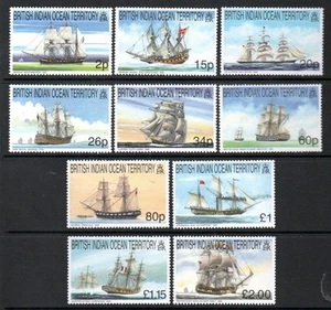 B.I.O.T. MNH 1999 SG224-33 Ships - Picture 1 of 1