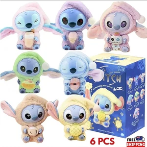 Miniso Stitch Eat Something Before Sleep Series Vinyl Figure Confirmed Blind Box - Picture 1 of 14