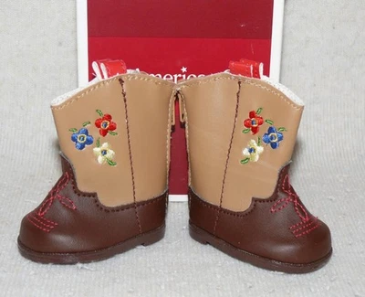 Botas vaqueras American Girl Molly bordadas ¡NUEVAS EN CAJA! Foto 1 de 2
