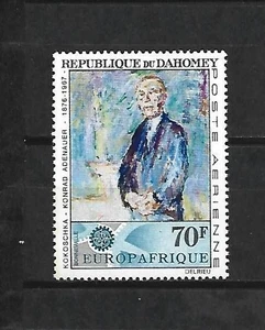 DAHOMEY. (BENIN). Año: 1967. Tema: MUERTE DE KONRAD ADENAUER. (Correo aéreo). - Picture 1 of 1