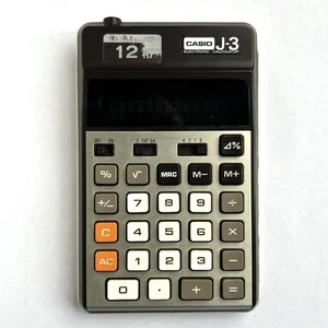 Calculadora retro Casio J-3 12 dígitos Showa #891e1a - Imagen 1 de 24