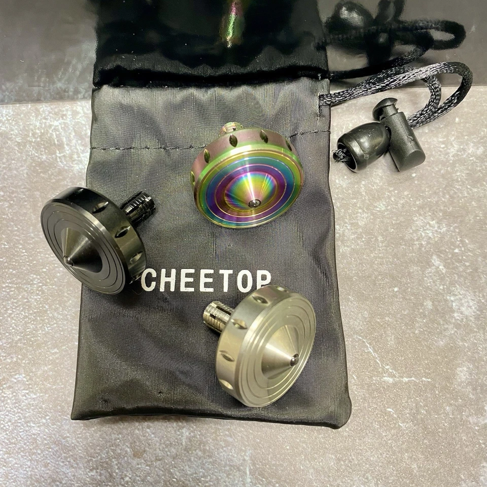 Spinning Tops OVNI de metal de precisión, largo tiempo de giro, 3 piezas Foto 1 de 4