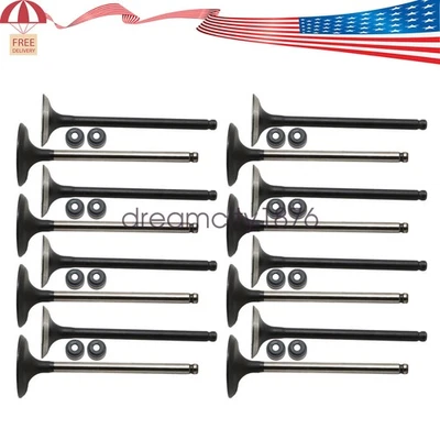 Válvulas de escape de admisión con sellos nuevas para Toyota y Chevrolet 1998 1999-2004 2005 Foto 1 de 4