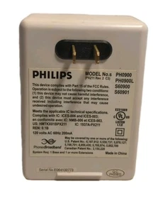 Philips Telefon bezprzewodowy Modem Jack System PH0900 AC Konwerter wylotowy Pojedyncza jednostka - Zdjęcie 1 z 2