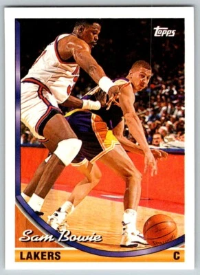 1993-94 TOPPS SAM BOWIE LOS ANGELES LAKERS #318 - Image 1 of 2