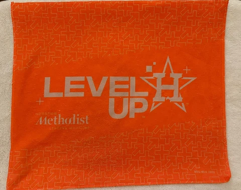 Houston Astros 2022 ALCS Level Up Rally Towel - Houston Methodist Cover