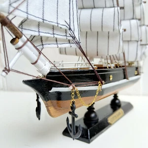 Schiffsmodell Wollklipper Cutty Sark Holz Segelschiff Segler 23cm - Bild 1 von 3