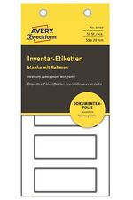 Avery Zweckform Eigentums-Etiketten Inventar-Etiketten Pegatina Con Laminado