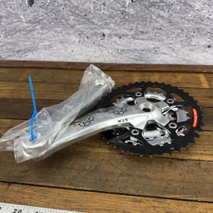 Vintage Shimano STX Crank Set NOS 170 mm Chainring 94 58 BCD FC-MC34 Compact - Picture 1 of 15