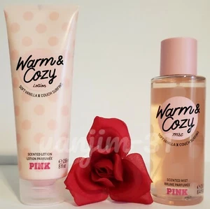 VICTORIA SECRET PINK - WARM AND COZY - MIST AND LOTION SET - NEW - Picture 1 of 4