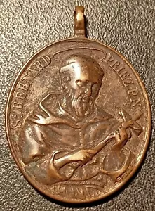 Médaille religieuse - Saint Bernard / croix de Saint Benedict ! bélière inversée - Foto 1 di 3