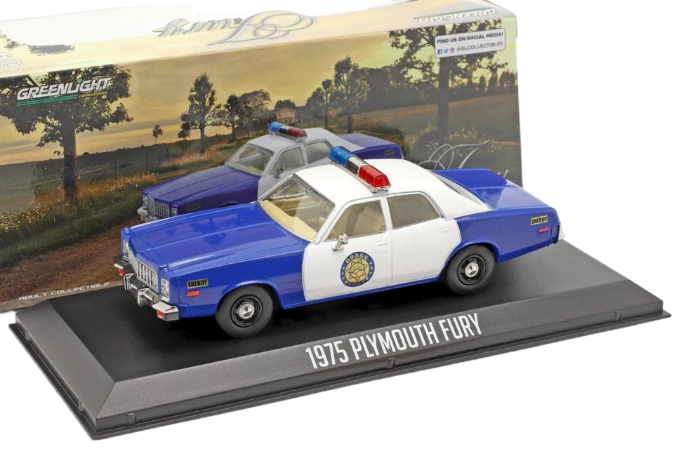 Plymouth Fury Polizia 1975 - Greenlight 1/43