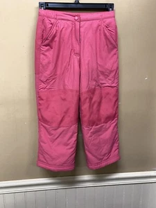 LL Bean Girls Pink Ski Snow Pants Size 5/6 Girls - Picture 1 of 6