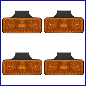 4 Seitenmarkierungsleuchte LED Begrenzungsleuchte orange 12-24V LKW PKW Anhänger - Bild 1 von 7