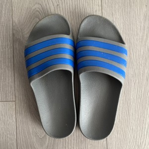 adidas slides grey