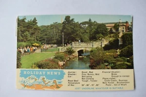 Postcard Holiday News Posted 1984 Exeter Postmark ETW Dennis & Sons - Picture 1 of 3