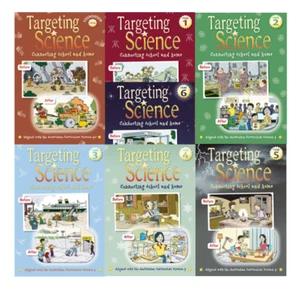 PASCAL PRESS TARGETING SCIENCE SET OF 6 TEXTBOOKS SCIENCE CURRICULUM 9.0 NEW - Picture 1 of 22