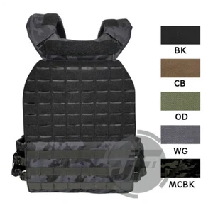 Chaleco táctico chaleco de peso ajustable portador de placa para entrenamiento físico CrossFit - Imagen 1 de 14