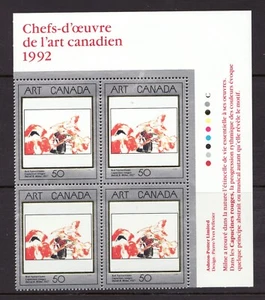 1992 - #1419 UR Pl. Bl - #5 Canadian Masterpieces of Modern Art - cv$6.50 - Picture 1 of 1