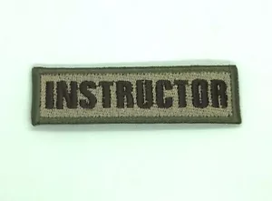 Patch Istruttore Gancio di Fissaggio Marrone 3,75x1" - Foto 1 di 1