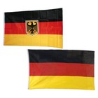 Deutschland Fahne 90x150 mit Ösen Fahne mit Bundesadler Flagge EM Fanartikel NEU