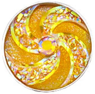 Molinete Resina 18mm Botón a Presión Joyería Jengibre Dije Negro Amarillo Verde Rojo Teal Foto 1 de 4