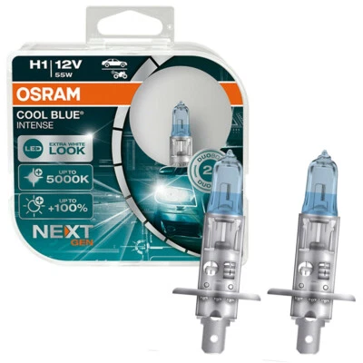 OSRAM H1 Cool Blue Intense 64150CBN Next Generation Xenon Optik 55W 12V Duo Box - Bild 1 von 4