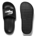 Lacoste Croc Serve Slide Black/White Sliders