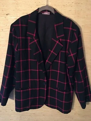 Женский блейзер в клетку Jaclyn Smith размер 16 - Изображение 1 из 4