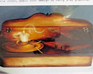 CHERI ROL 1988 CANDLE BOX OIL STILL LIFE PAINTING PATTERN PACK D-53 - Picture 1 of 4