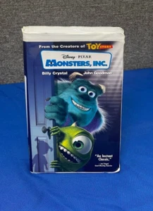Monsters Inc on VHS Rare Blue Tape Disney Pixar 2001 Animated Film - Picture 1 of 8