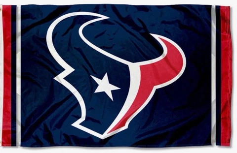 Houston Texans Wincraft Flag 5x3 Barely Used Cover