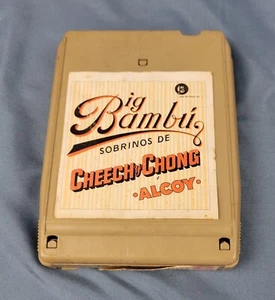 Vintage 1972 Cheech & Chong Big Bambu 8 Track Cartridge Tape As Is Untested - Picture 1 of 6